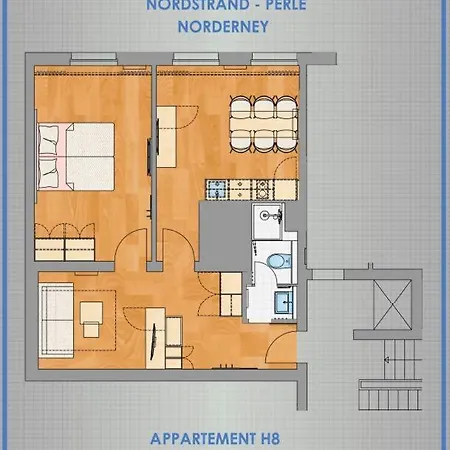 Apartman Nordstrandperle Ap H8 Norderney